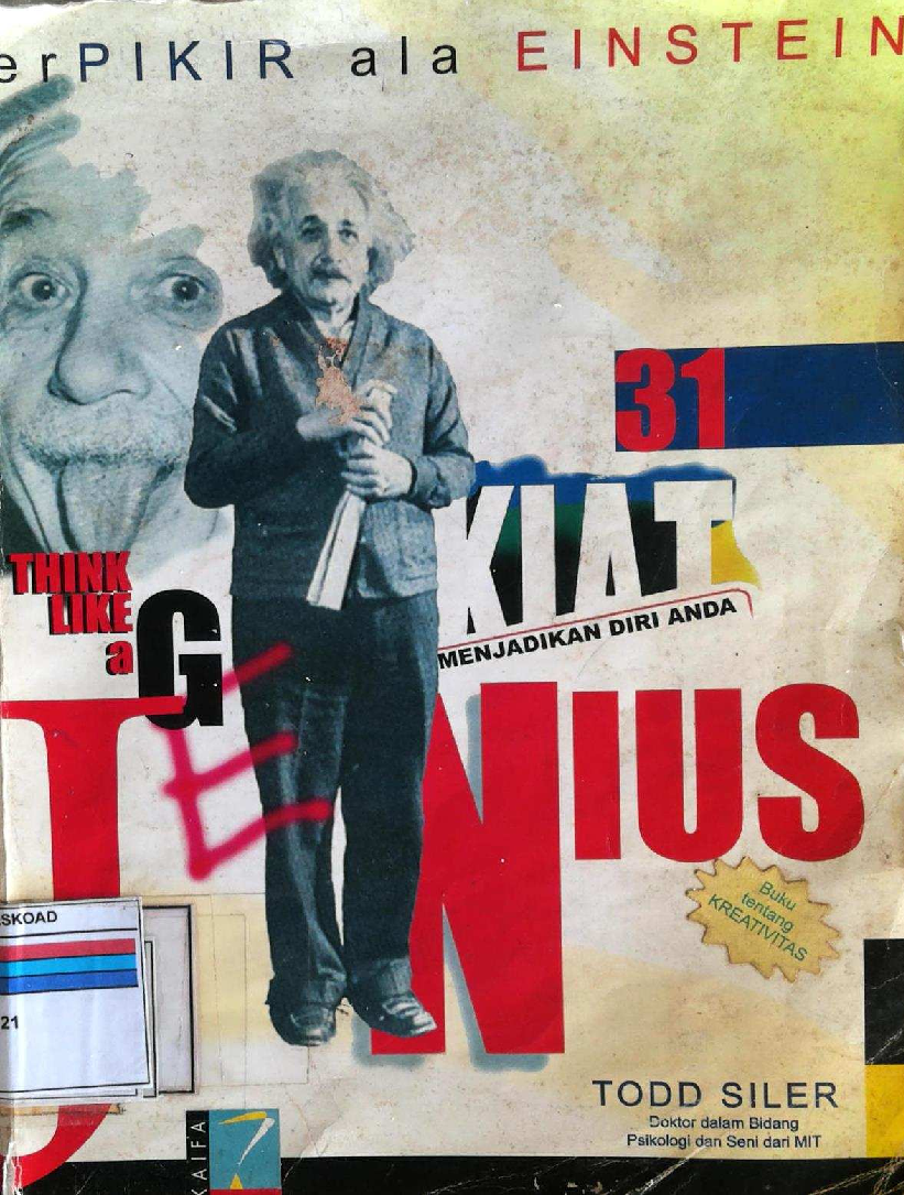 Berpikir Ala Einstein 31 Kiat Menjadikan Diri Andajenius Think Like A Genius